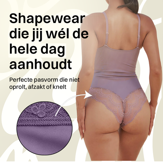 Signature Shaper - Kanten Shapewear Bodysuit - Black